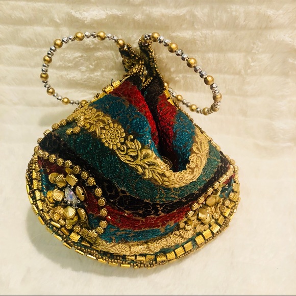 👜ORIGINAL HAND MADE TURKISH GENIE COIN BAG/POUCH - Picture 4 of 7